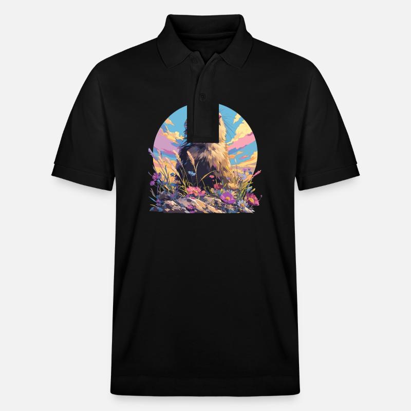 Lemmings Lemming - Polo PREPSTER bio Stanley/Stella Unisexe - noir