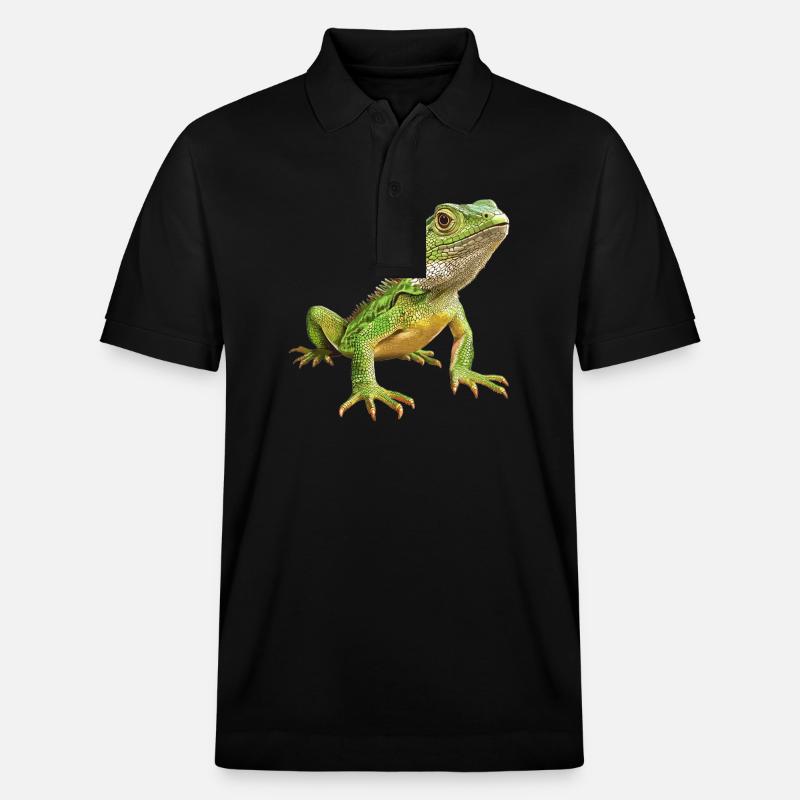 Lézards Lézard - Polo PREPSTER bio Stanley/Stella Unisexe - noir