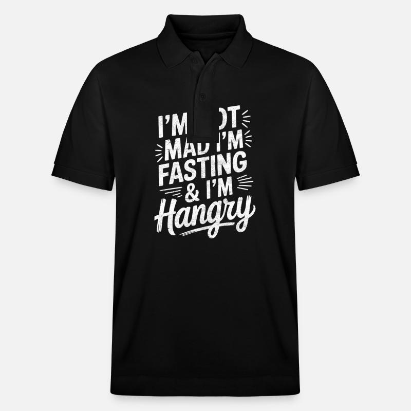 Intermittent fasting Intermittent fasting - Stanley/Stella Unisex Organic Polo Shirt PREPSTER - black