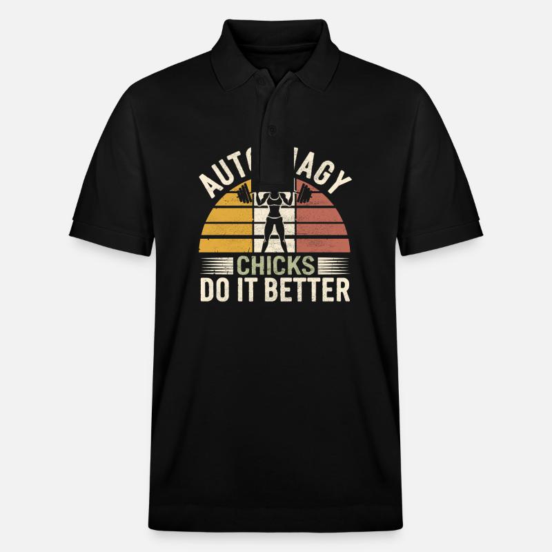 Intermittent fasting Intermittent fasting - Stanley/Stella Unisex Organic Polo Shirt PREPSTER - black