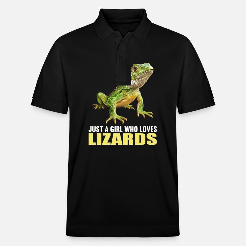 Lézards Lézard - Polo PREPSTER bio Stanley/Stella Unisexe - noir