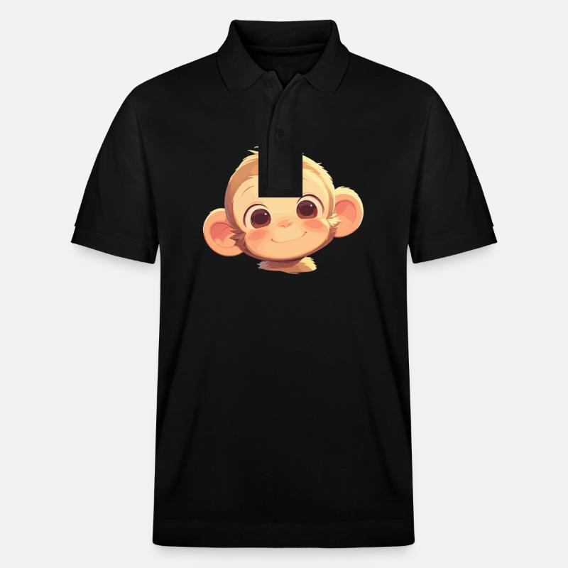 Macaque Macaque - Polo PREPSTER bio Stanley/Stella Unisexe - noir