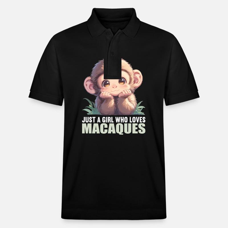 Macaque Macaque - Polo PREPSTER bio Stanley/Stella Unisexe - noir