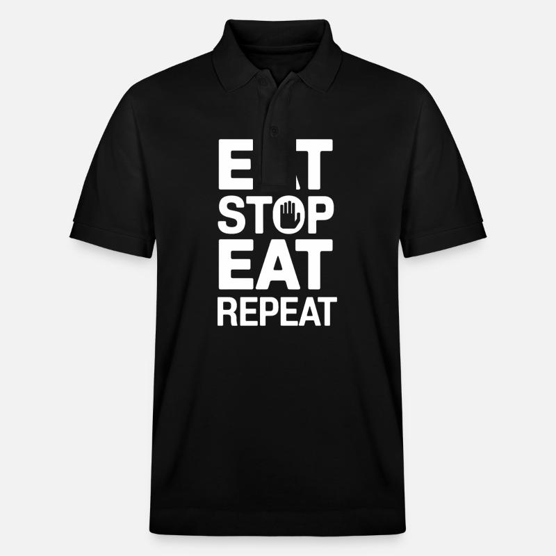 Intermittent fasting Intermittent fasting - Stanley/Stella Unisex Organic Polo Shirt PREPSTER - black