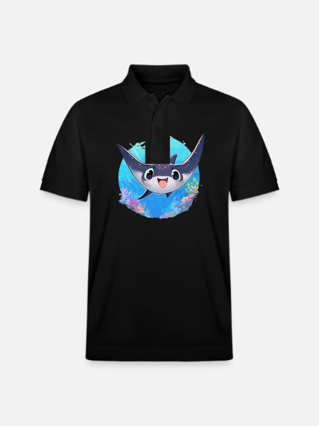 Manta Rays Manta Rays - Stanley/Stella Unisex Organic Polo Shirt PREPSTER - black
