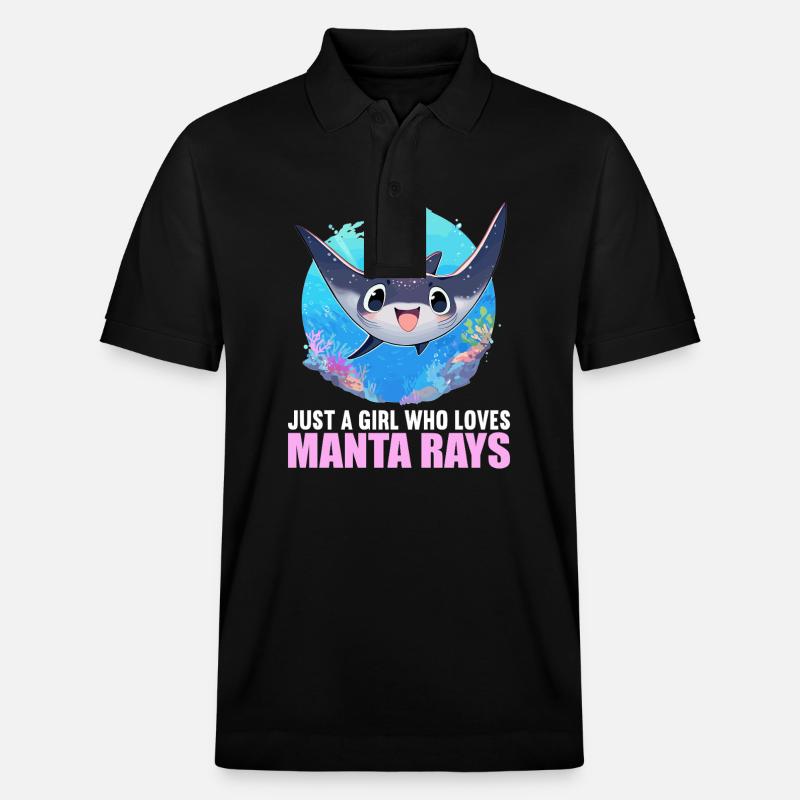 Mantas Manta Rochen - Stanley/Stella Unisex Bio-Poloshirt PREPSTER - Schwarz