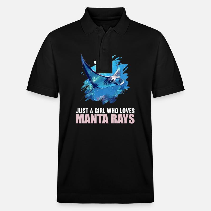 Mantas Manta Rochen - Stanley/Stella Unisex Bio-Poloshirt PREPSTER - Schwarz