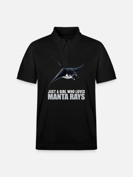 Manta Rays Manta Rays - Stanley/Stella Unisex Organic Polo Shirt PREPSTER - black