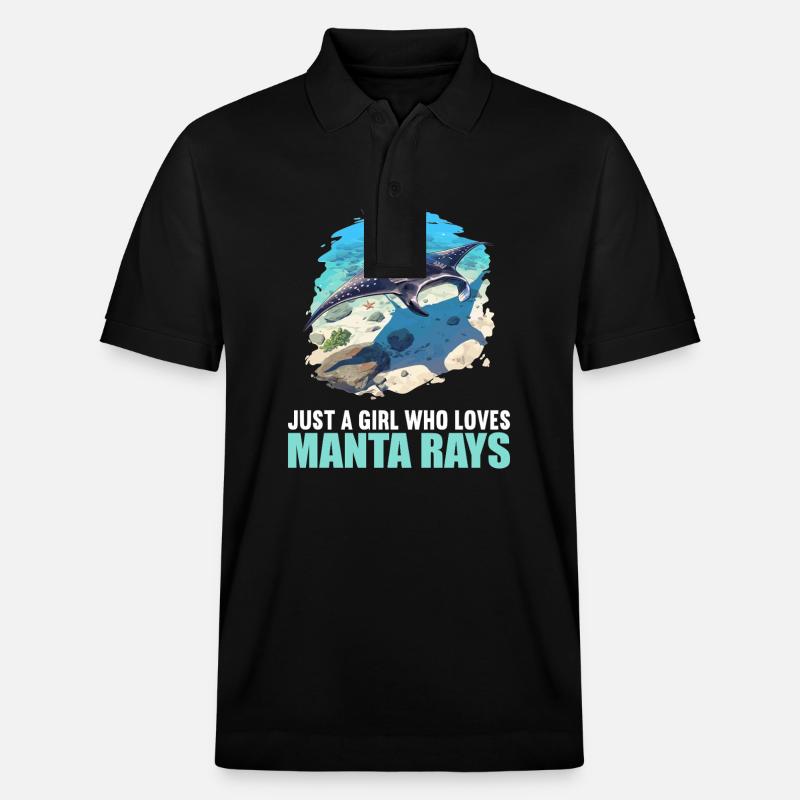 Mantas Manta Rochen - Stanley/Stella Unisex Bio-Poloshirt PREPSTER - Schwarz