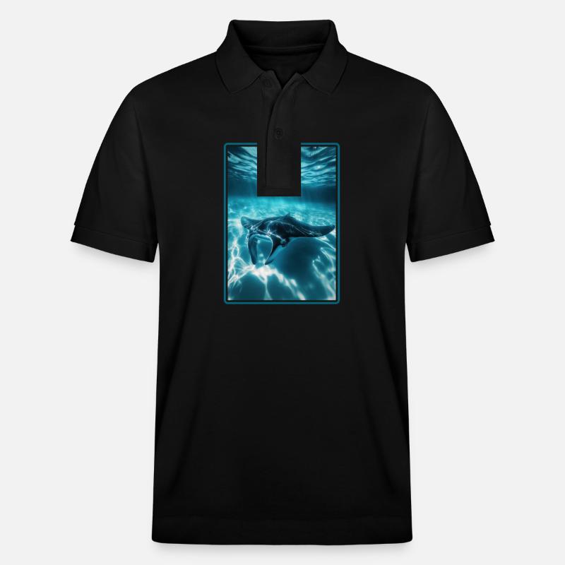 Manta Rays Manta Rays - Stanley/Stella Unisex Organic Polo Shirt PREPSTER - black
