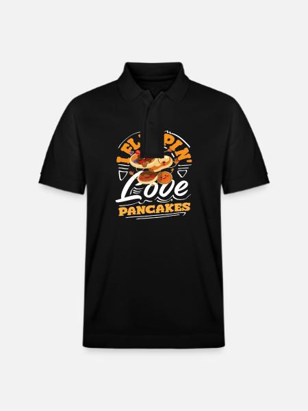 J’adore retourner les crêpes - Polo PREPSTER bio Stanley/Stella Unisexe - noir
