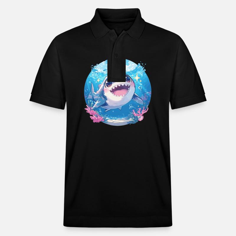 Mégalodons Megalodon - Polo PREPSTER bio Stanley/Stella Unisexe - noir