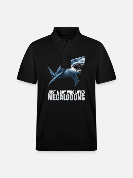 Megalodons Megalodon - Stanley/Stella Unisex Organic Polo Shirt PREPSTER - black