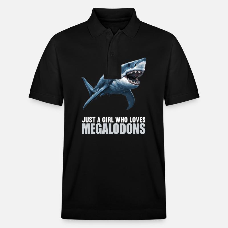 Mégalodons Megalodon - Polo PREPSTER bio Stanley/Stella Unisexe - noir