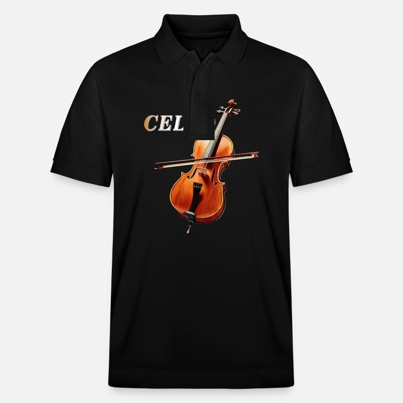 CELLO - Stanley/Stella Unisex Bio-Poloshirt PREPSTER - Schwarz
