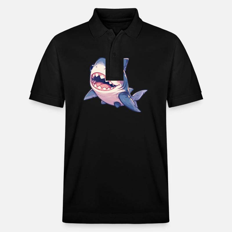 Haie Hai - Stanley/Stella Unisex Bio-Poloshirt PREPSTER - Schwarz