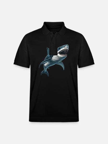 Requins Requin - Polo PREPSTER bio Stanley/Stella Unisexe - noir