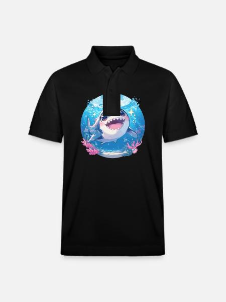 Haie Hai - Stanley/Stella Unisex Bio-Poloshirt PREPSTER - Schwarz