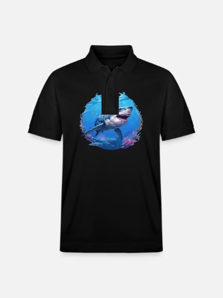 Requins Requin - Polo PREPSTER bio Stanley/Stella Unisexe - noir