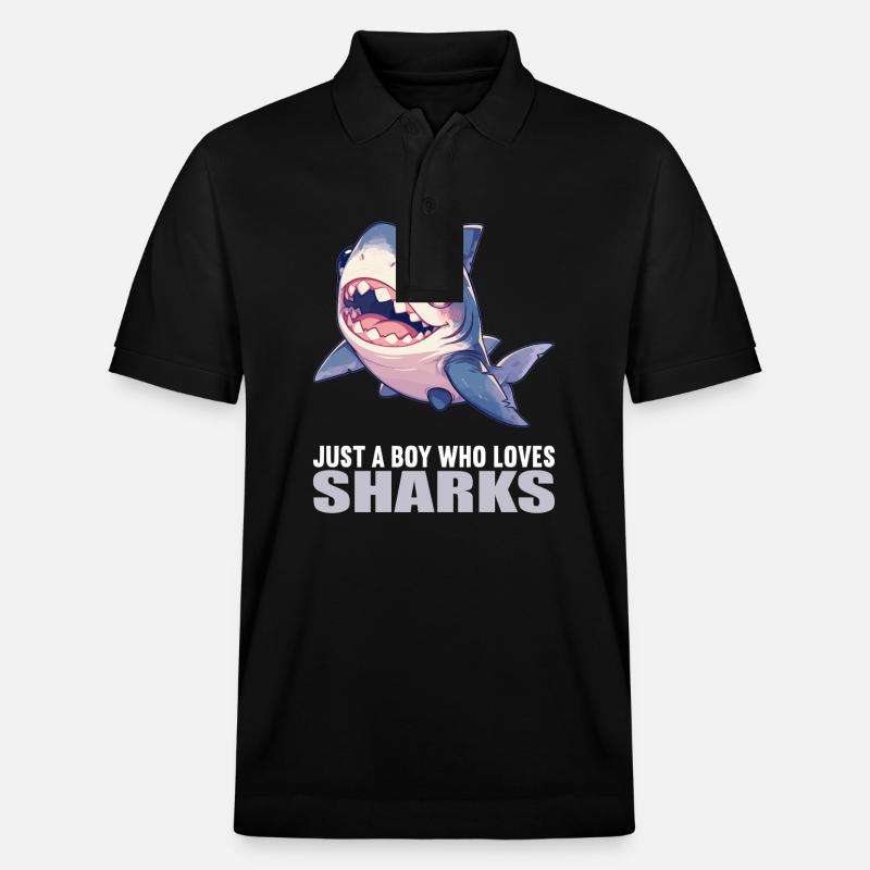Requins Requin - Polo PREPSTER bio Stanley/Stella Unisexe - noir