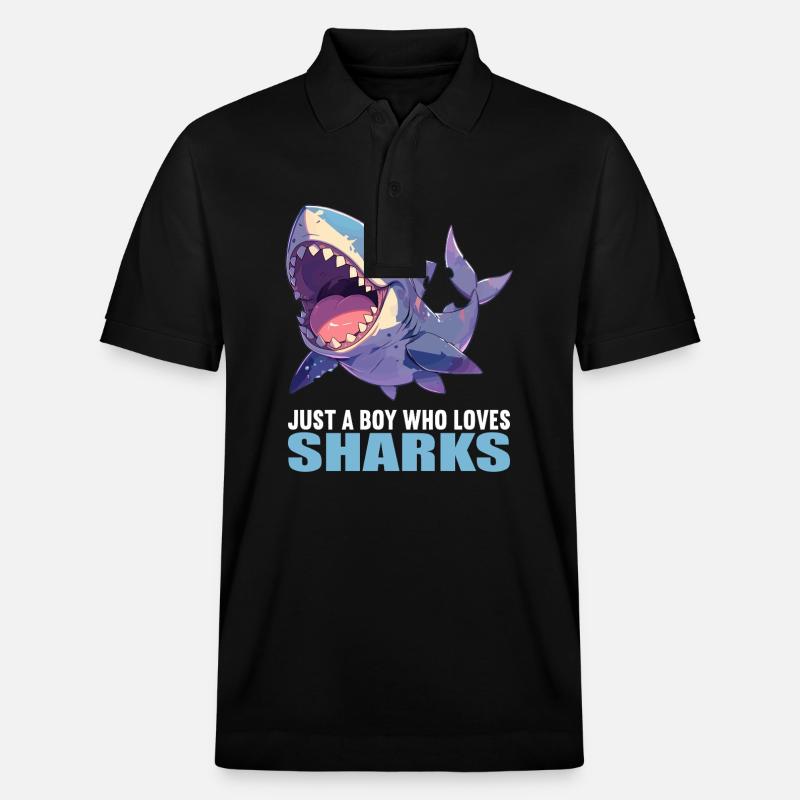 Requins Requin - Polo PREPSTER bio Stanley/Stella Unisexe - noir