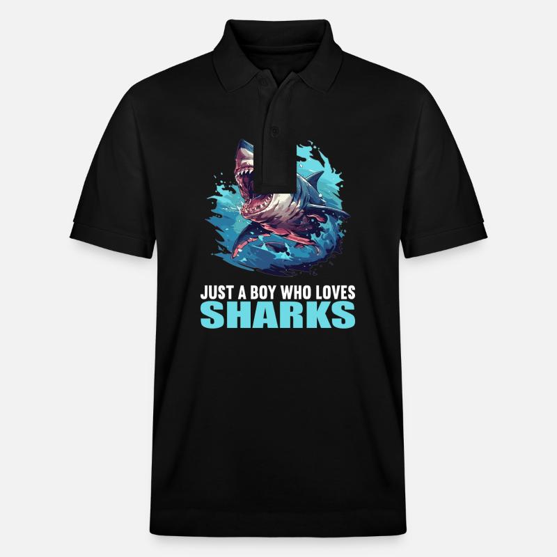 Requins Requin - Polo PREPSTER bio Stanley/Stella Unisexe - noir