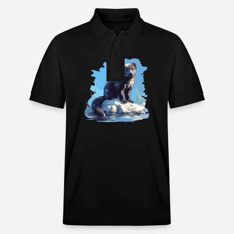 Vison Vison - Polo PREPSTER bio Stanley/Stella Unisexe - noir