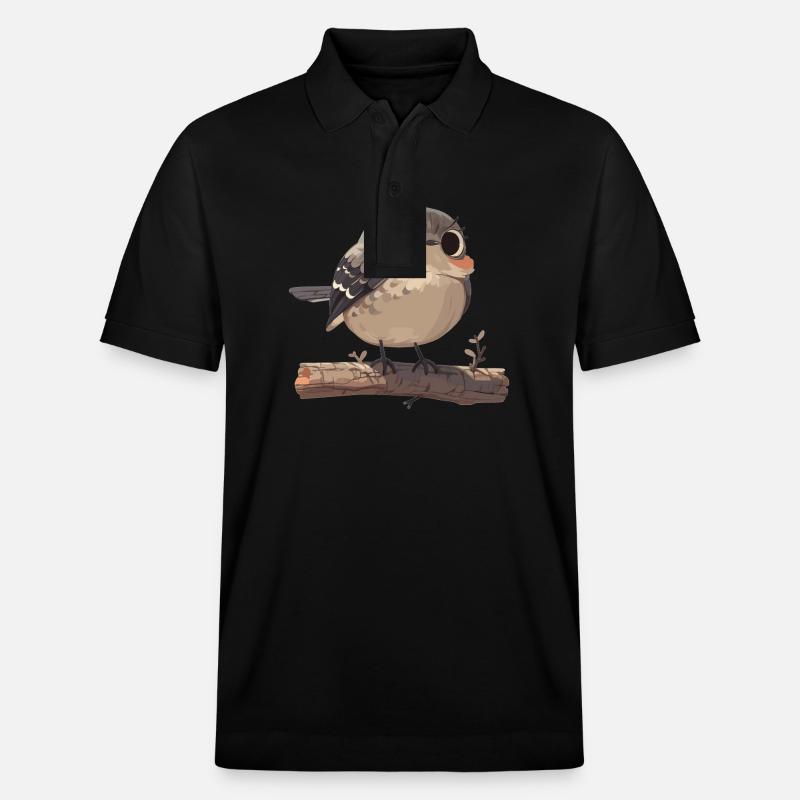 Oiseaux moqueurs Oiseaux moqueurs - Polo PREPSTER bio Stanley/Stella Unisexe - noir