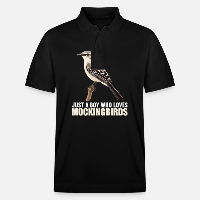 Oiseaux moqueurs Oiseaux moqueurs - Polo PREPSTER bio Stanley/Stella Unisexe - noir