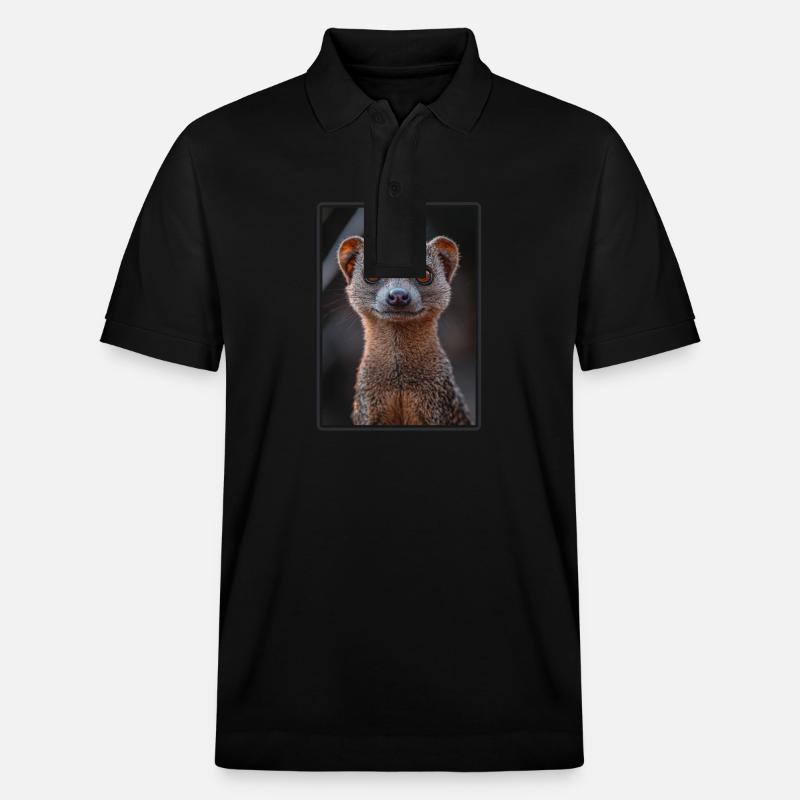 La mangouste de mangouste - Polo PREPSTER bio Stanley/Stella Unisexe - noir