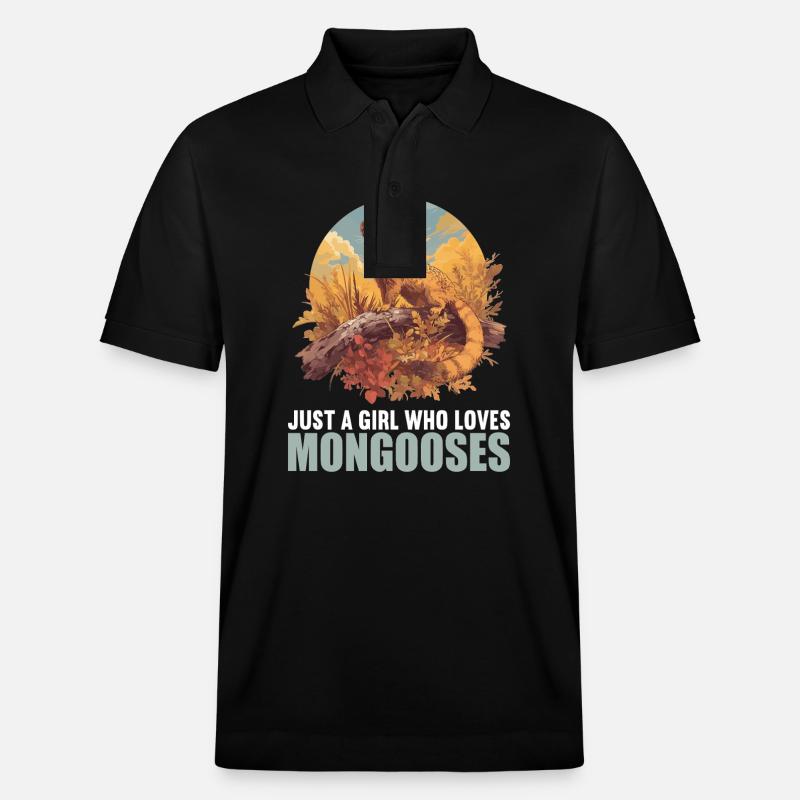 La mangouste de mangouste - Polo PREPSTER bio Stanley/Stella Unisexe - noir