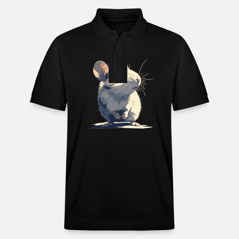 Mäuse Maus - Stanley/Stella Unisex Bio-Poloshirt PREPSTER - Schwarz