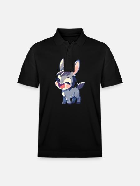 Mules Mule - Stanley/Stella Unisex Organic Polo Shirt PREPSTER - black