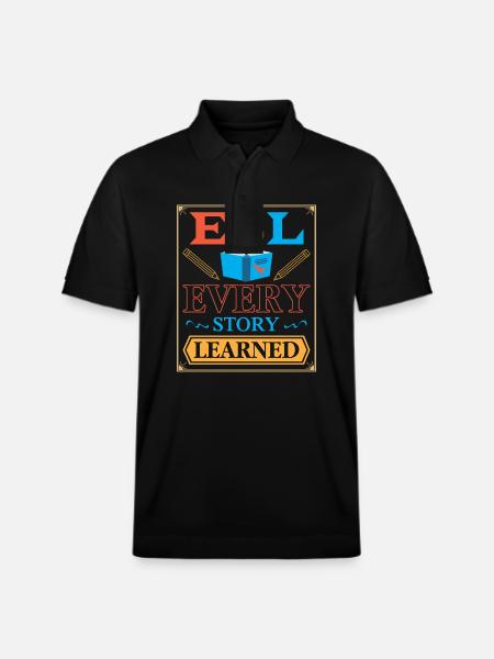 ESL-Lehrer ESL Unterricht - Stanley/Stella Unisex Bio-Poloshirt PREPSTER - Schwarz