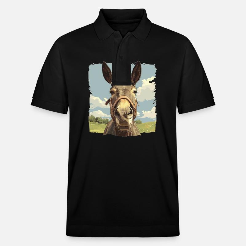 Mules Mule - Polo PREPSTER bio Stanley/Stella Unisexe - noir