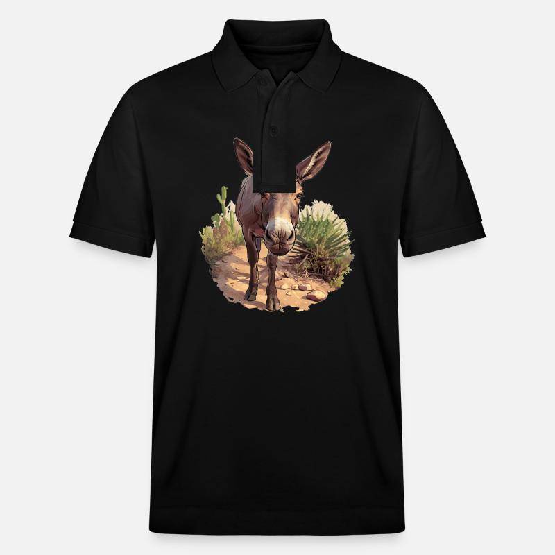 Mules Mule - Polo PREPSTER bio Stanley/Stella Unisexe - noir