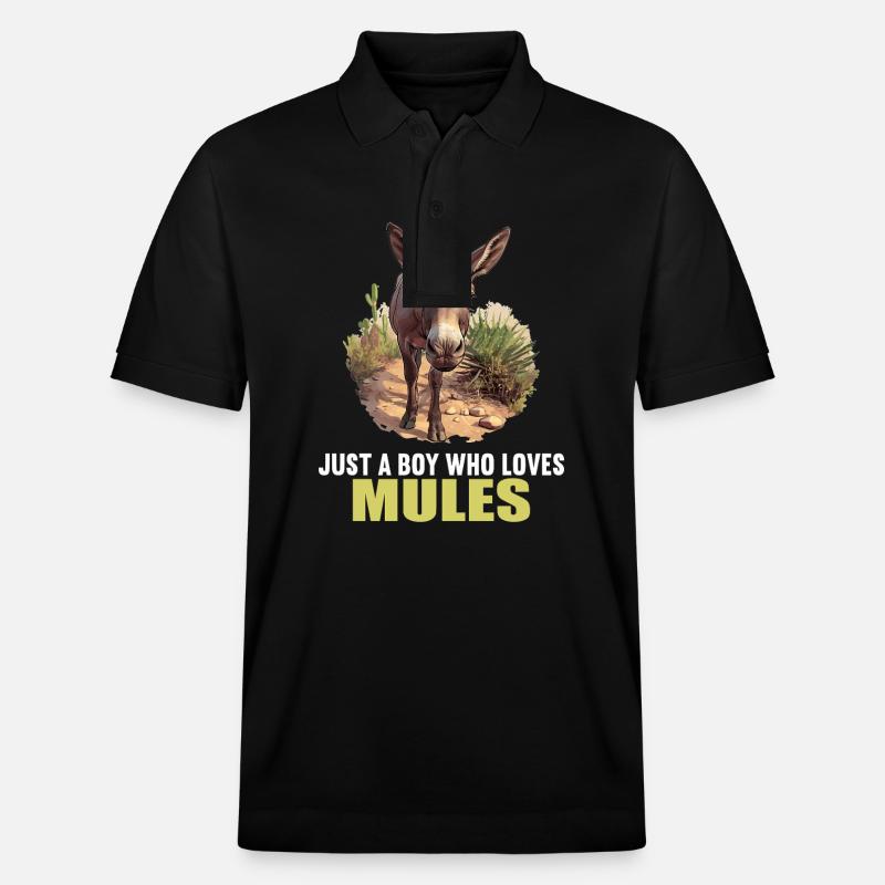 Maultiere Maultier - Stanley/Stella Unisex Bio-Poloshirt PREPSTER - Schwarz