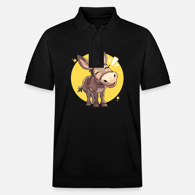 Mules Mule - Polo PREPSTER bio Stanley/Stella Unisexe - noir