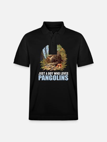 Pangolins Pangolin Pangolin - Stanley/Stella Unisex Organic Polo Shirt PREPSTER - black