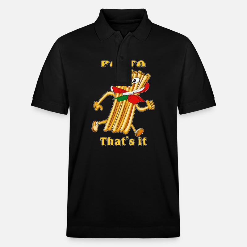 PASTA That's it - Stanley/Stella Unisex Bio-Poloshirt PREPSTER - Schwarz