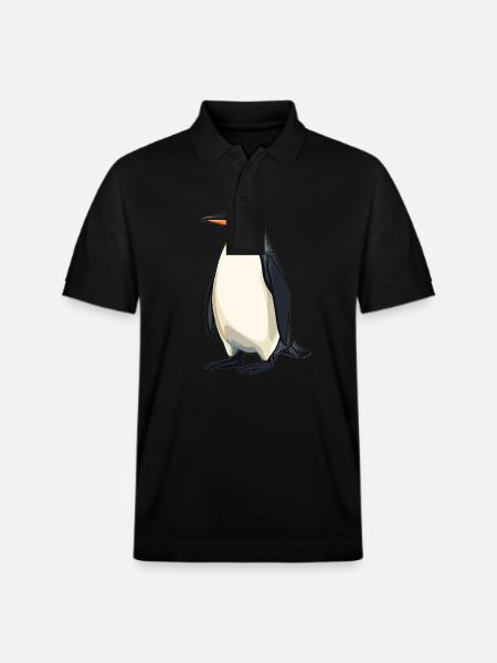 Penguins Penguin - Stanley/Stella Unisex Organic Polo Shirt PREPSTER - black