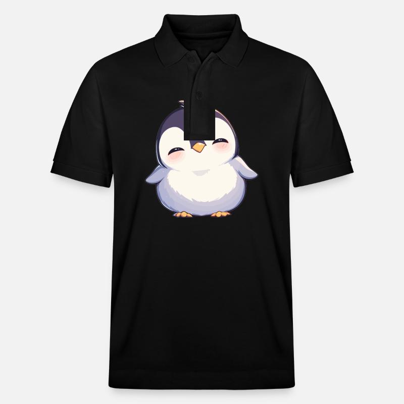 Pinguine Pinguin - Stanley/Stella Unisex Bio-Poloshirt PREPSTER - Schwarz