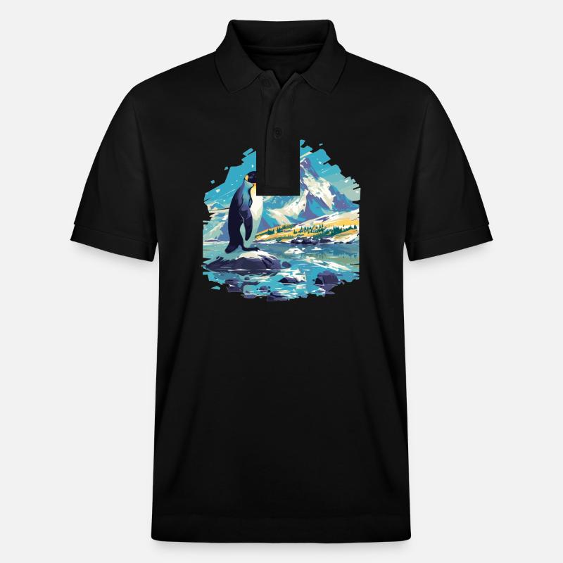 Pingouins Pingouin - Polo PREPSTER bio Stanley/Stella Unisexe - noir