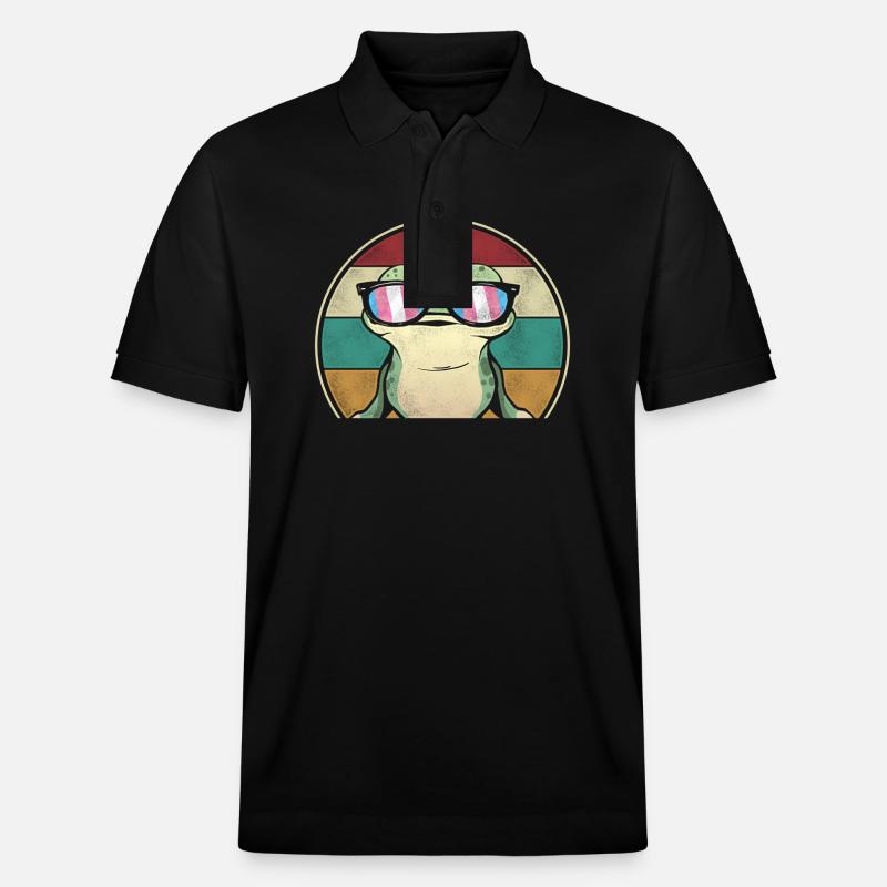 Transgender Trans LGBT Pride - Stanley/Stella Unisex Bio-Poloshirt PREPSTER - Schwarz
