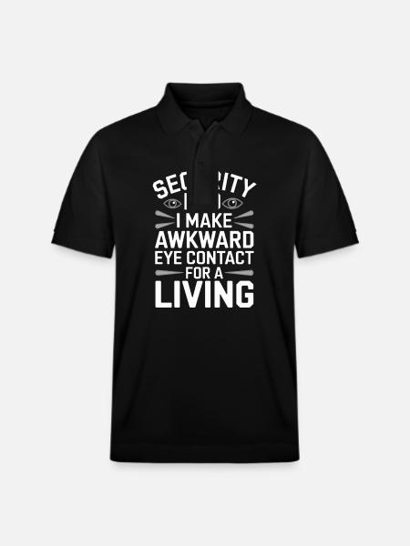 Private Security Professional Bodyguard Vip - Stanley/Stella Unisex Organic Polo Shirt PREPSTER - black