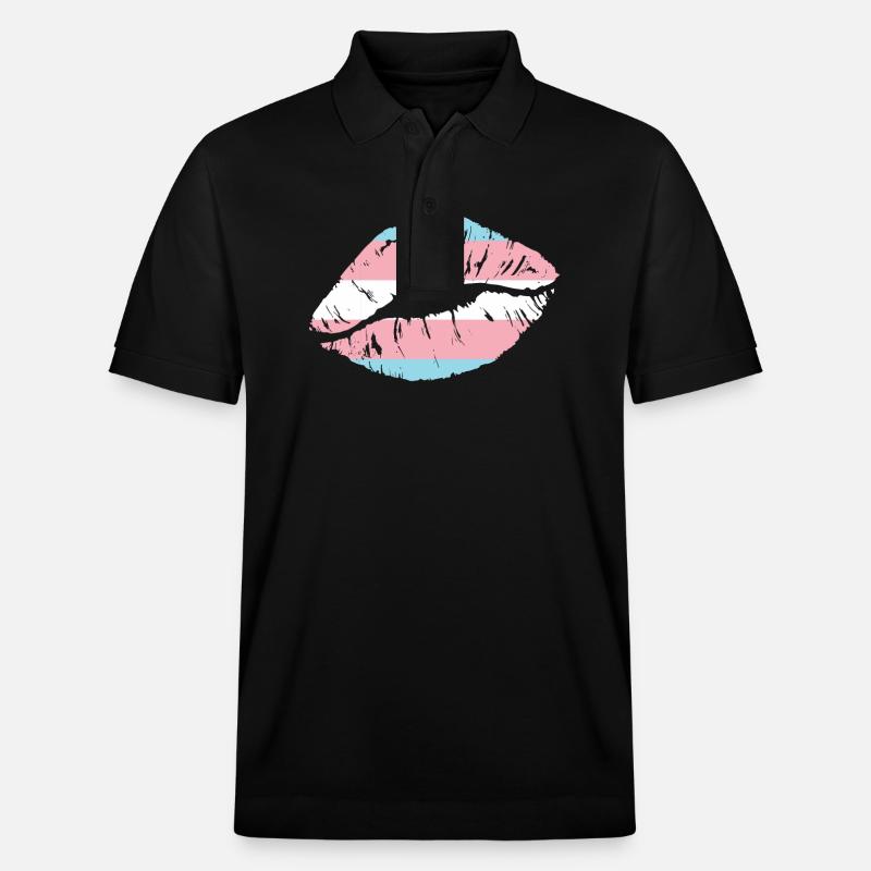 Transgender Trans LGBT Pride - Stanley/Stella Unisex Bio-Poloshirt PREPSTER - Schwarz