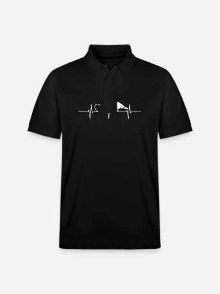Pigeons Pigeon - Stanley/Stella Unisex Organic Polo Shirt PREPSTER - black
