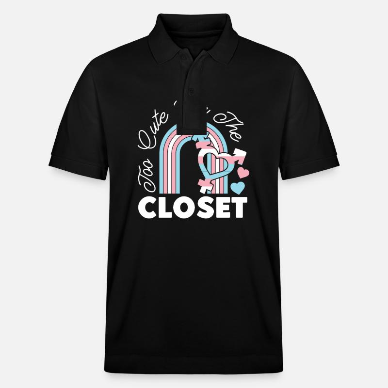 Transgender Trans LGBT Pride - Stanley/Stella Unisex Bio-Poloshirt PREPSTER - Schwarz