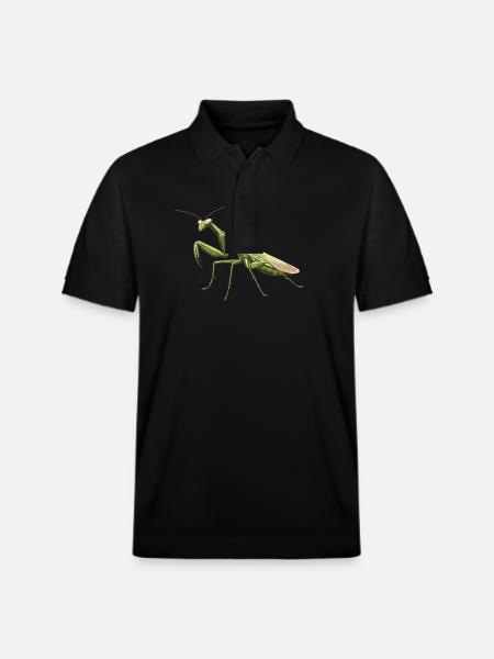 Gottesanbeterinnenen Gottesanbeterin - Stanley/Stella Unisex Bio-Poloshirt PREPSTER - Schwarz