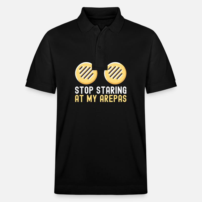 Arepas vénézuélienne - Polo PREPSTER bio Stanley/Stella Unisexe - noir